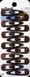 CONAIR CONTOUR BARRETTES BROWN 12PK